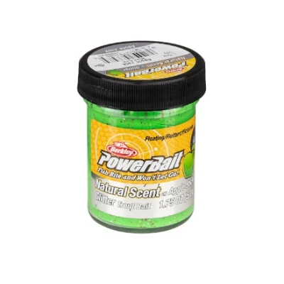 Abbildung von Berkley PowerBait® Trout Bait Glitter 50g Apple Jack Powerbait