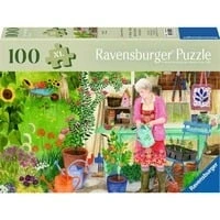 Abbildung von Ravensburger puzzle Adult 100 Teile Gartenarbeit, Puzzleteile