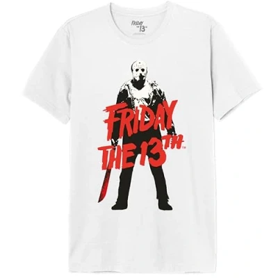 Abbildung von Friday the 13TH Herren Mefridmts050 T Shirt, weiß, XL