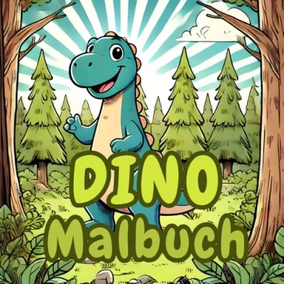 Abbildung von Dino Malbuch: Kreatives Dinosaurier Ausmalen für Kinder ab 5 Jahren