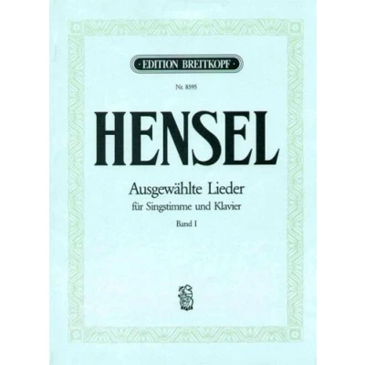 Abbildung von Ausgewählte Lieder für Singstimme und Klavier Band 1 Breitkopf Urtext (EB 8595)
