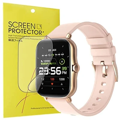 Abbildung von Onetuo Schutzfolie für Findtime 1.7 zoll smartwatch, HD klar Flexible TPU Folie [Blasenfreie] [Kompatibel mit Hülle] [Premium Qualität]Displayschutzfolie (6 pack)