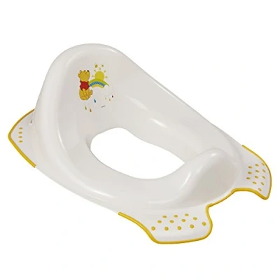 Abbildung von keeeper Disney Winnie Puuh Kinder Toilettensitz, Ab ca. 18 Monate bis 4 Jahre, Anti Rutsch Funktion, Ewa, Weiß