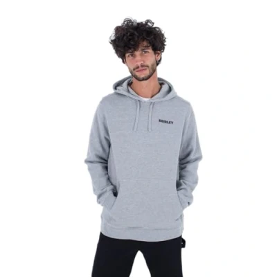 Abbildung von Hurley Herren Warped Po Fleece Sweatshirt, Dk Grey Htr, L
