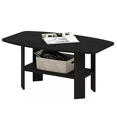 Abbildung von Furinno Couchtisch im schlichten Design, Espresso