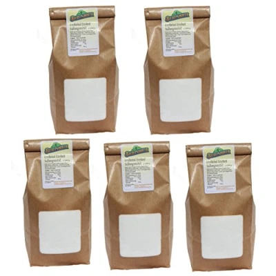 Abbildung von Erythritol Erythrit Premium Zuckerlos kalorienfrei, vegan 5 x 1 kg = kg,