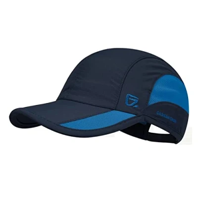 Abbildung von GADIEMKENSD Quick Dry Sports Hat for Men Lightweight Breathable Soft Outdoor Running Cap Baseball Caps (Navy)