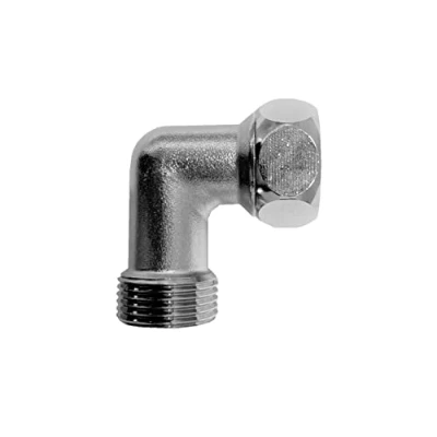 Abbildung von SpiceFlow Anschlussstück 90 Winkeladapter, 3/4 Zoll Innengewind, Innengewinde, Außengewinde, Chrom/Messing