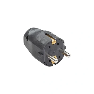 Abbildung von Bachmann 910100 Montagestecker Schutzkontakt, Schwarz