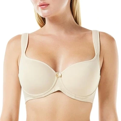 Abbildung von Dagi Women&#039;s Underwire Minimiser Minimizer Bra, Beige, 85B