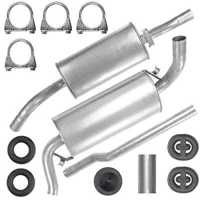 Abbildung von Auspuffanlage Schalldämpferset Auspuff für Audi Coupe B3 B4, 80 B3, 90