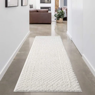 Abbildung von Carpet City Hochflor Teppich &quot;FOCUS627&quot;, rechteckig, Boho Teppich, Hochtief Muster/ 3D Effekt, für Wohnzimmer, Schlafzimmer