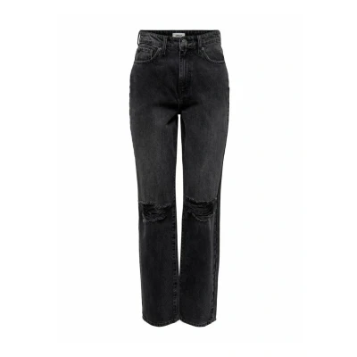 Abbildung von ONLY Damen Onlrobyn Ex Hw Str L Ak des Cro086 Noos Jeans, Washed Black, 25W / 30L EU