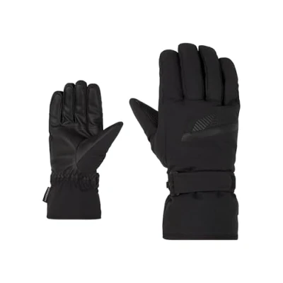 Abbildung von Ziener Herren GORDANUS Ski Handschuhe/Wintersport wasserdicht, PFC frei, Black/Graphite, 7,5