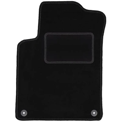 Abbildung von Wielganizator Automatte Passend für Citroen C3 II Schrägheck 2009 2016 Velours Autozubehör Auto Fußmatten Fußmatte 1 teilig schwarz