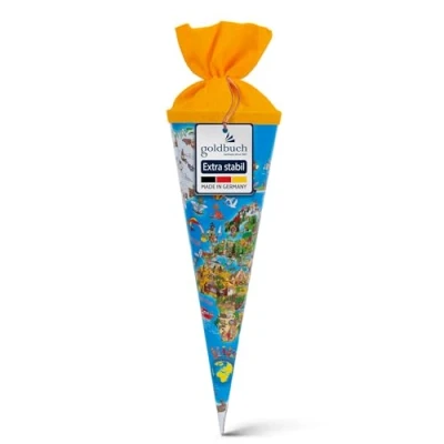 Abbildung von Goldbuch Schultüte Geschwister 35cm Weltkarte verstärkter L