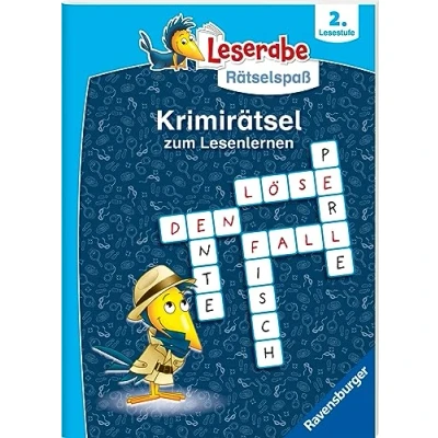 Abbildung von Ravensburger Leserabe Rätselspaß Krimirätsel zum Lesenlernen 2. Lesestufe, Rätselbuch ab 7 Jahre