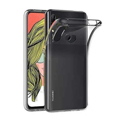 Abbildung von AICEK Hülle Compatible für Huawei P Smart Z Transparent Silikon Schutzhülle Case Clear Durchsichtige TPU Bumper Handyhülle (6,59 Zoll)