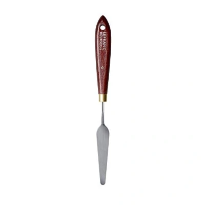 Abbildung von Lefranc Bourgeois 365006 Malmesser mit elastischer Metallklinge, rostfrei, lackiertem Holzgriff für Acrylfarben oder Ölfarben Nr.6