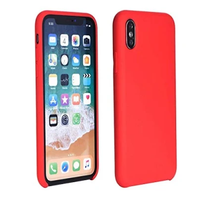 Abbildung von cofi1453 Silikon Case Hülle Schale Cover Dezent Handyhülle Handyschale Schutz für Huawei Y6 2019 in Rot