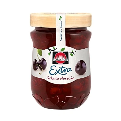 Abbildung von Schwartau Extra Schwarzkirsche, Konfitüre, 8er Pack (8 x 340 g)