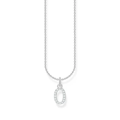 Abbildung von Thomas Sabo Kette mit Buchstaben Anhänger O 925 Sterlingsilber KE2254 051 14