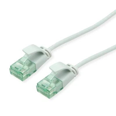 Abbildung von ROLINE RM UTP DataCenter Patchkabel Kat.6A (Class EA), Slim, grau, 0,3 m