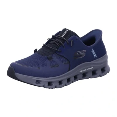 Abbildung von Skechers Glide Step Pro Herren Sneaker zum Reinschlüpfen, Marineblau/Anthrazit, 39 EU