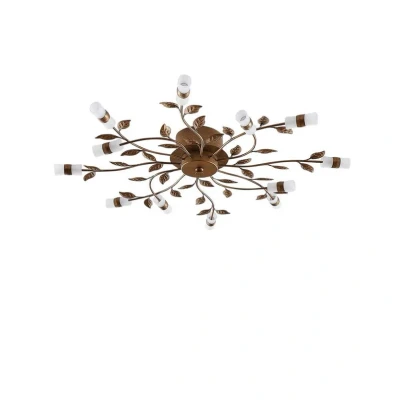 Abbildung von Lindby Bentas LED Deckenleuchte aus Metall, bronze