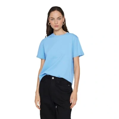 Abbildung von VILA Vinora Tshirt basic, Damen, Größe: XS, Blissful blue