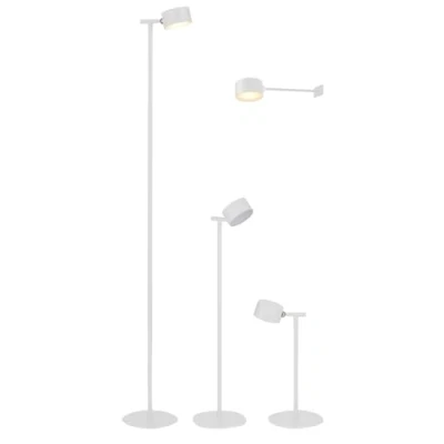 Abbildung von Northpoint LED Stehlampe 3in1 Akku Leselampe dimmbar Wandleuchte Tischlampe weiß