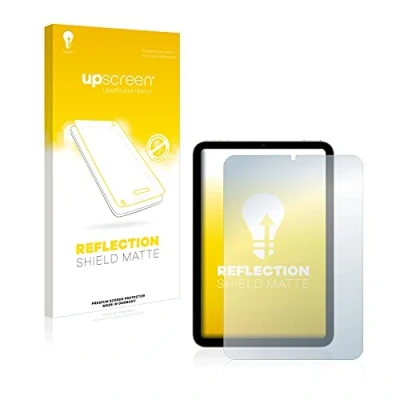 Abbildung von upscreen Entspiegelungs Schutzfolie für Apple iPad Mini 6 WiFi Cellular 2021 Displayschutz Folie Matt [Anti Reflex, Anti Fingerprint]