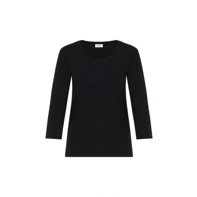 Abbildung von Cecil Langarmshirt, Damen, Größe: Large, Schwarz