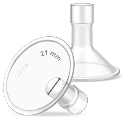 Abbildung von Maymom MyFit 21 mm Shield (2 Stück) kompatibel mit Weithalsverbinder, kein Original Spectra S2 Zubehör S1, Pumpenteil, Flansch
