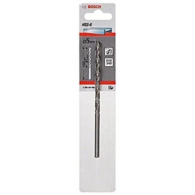 Abbildung von Bosch Professional 1x HSS G Metallbohrer (für Metall, Ø 5 mm, Robust Line, Zubehör Bohrmaschine)