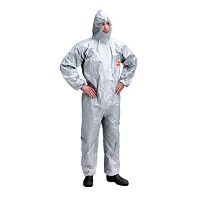 Abbildung von DuPont Tych F Cha5S_M Schutzanzug, Grau/Stahlblau, M Größe