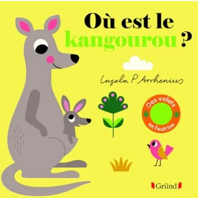 Abbildung von Où est le kangourou ?: Des volets en feutrine et un miroir !
