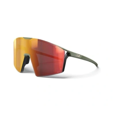 Abbildung von Fahrradbrille Edge Spectron 3 helles kastanienbraun matt neongelb