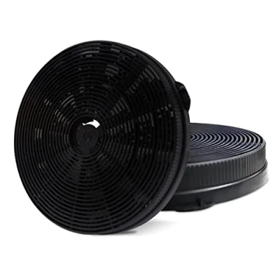 Abbildung von FIREGAS CC170 Kohlefilter Aktivkohlefilter Ersatz für Dunstabzugshaube, effizienter Geruchsfilter 60cm Dunstabzugshauben, hohe Filterleistung saubere Luft, 2er Pack