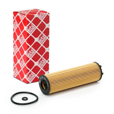 Abbildung von FEBI BILSTEIN 175759 Ölfilter mit Dichtring Filtereinsatz VOLKSWAGEN: Passat B8 Variant, Golf VIII Schrägheck, Caddy V Kombi, SKODA: Kodiaq