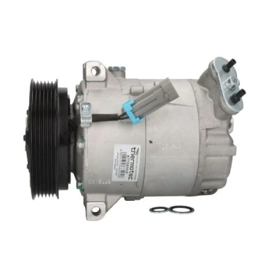 Abbildung von THERMOTEC KTT090416 Kompressor SD7V16 12 PAG 46 OPEL: Vectra C Caravan, Signum CC, Limousine, SAAB: 9 3 Cabrio, Kombi