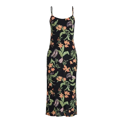 Abbildung von Roxy Maxikleid, Damen, Größe: Large, Black