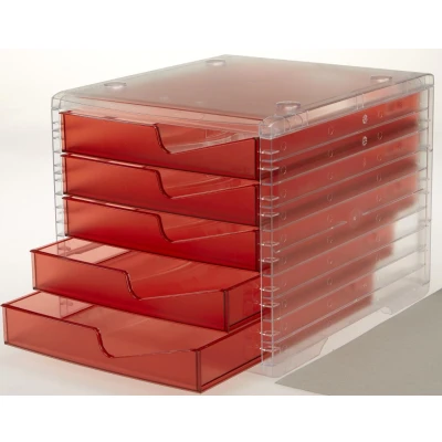 Abbildung von styro Schubladenbox 275 8430.22224 DIN C4 27,0 x 34,0 25,5 cm