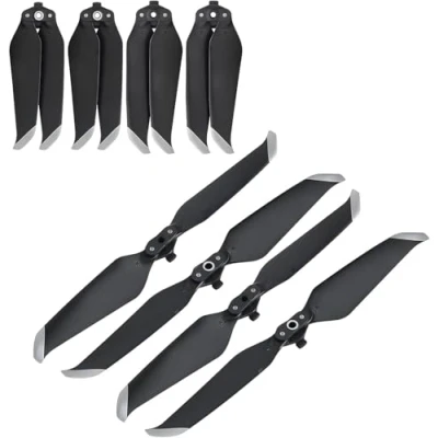Abbildung von Propeller für DJI Mavic Air 2/Air 2s Ersatzpropellerblätter Geräuscharmes Zubehör Drohnenzubehör 8 Stück Silberspitzen