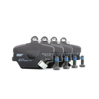 Abbildung von FERODO PREMIER ECO FRICTION FDB1162 Bremsbelagsatz mit akustischer Verschleißwarnung Bremssattelschrauben Zubehör SMART: City Coupe