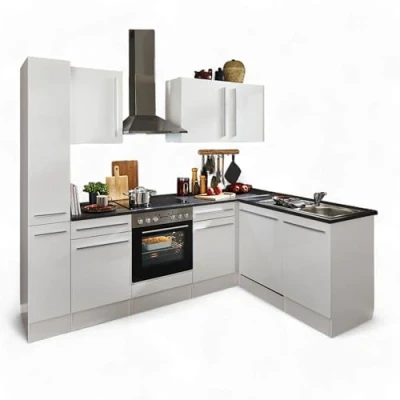 Abbildung von BASIC by Balculina Winkelküche &quot;Jazz&quot;, Stellbreite 250x175 cm, wahlweise mit E Geräten