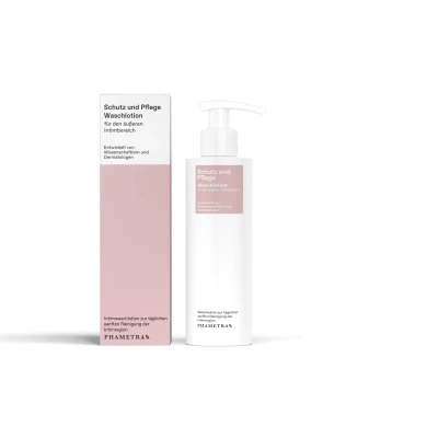 Abbildung von Phametra Schutz und Pflege Waschlotion 200ml Mit Allantoin &amp; Hamamelisextrakt zur Beruhigung der Haut