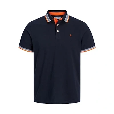 Abbildung von Jack &amp; Jones Jjepaulos Poloshirt, Herren, Größe: 2XL, Deep teal