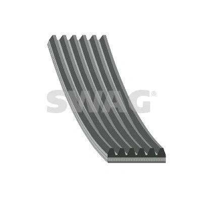 Abbildung von SWAG 60 92 8934 Keilrippenriemen 1210 6 EPDM (Ethylen Propylen Dien Kautschuk) RENAULT: CLIO 2, Kangoo I, I Rapid