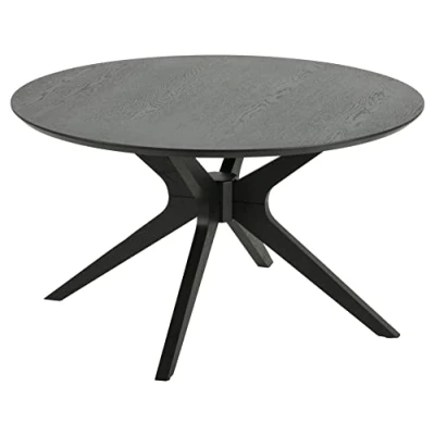 Abbildung von AC Design Furniture Dion Couchtisch, H: 45 x B: 80 T: cm, Schwarz, Eiche, 1 Stk.